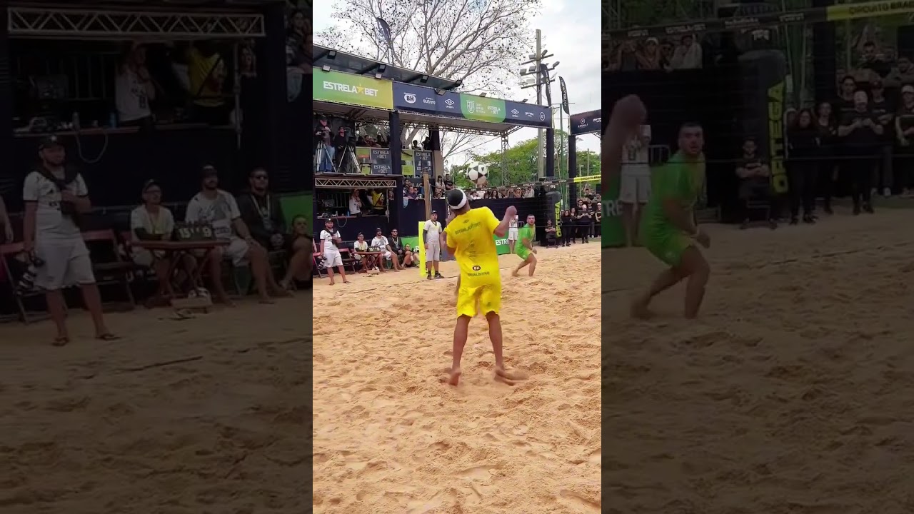RONALDINHO GA&Uacute;CHO DEU SHOW EM QUADRA - futev&ocirc;lei