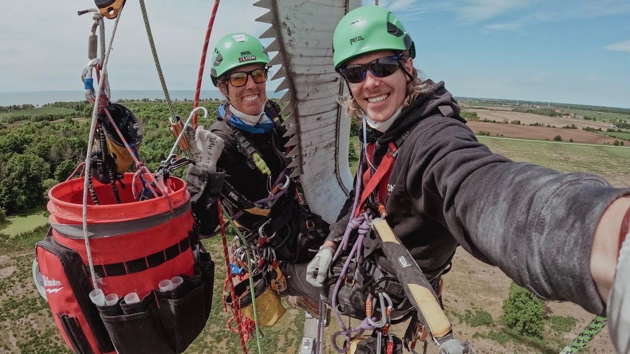 Rope Access on Wind Turbines/ Day to Day Vanlife