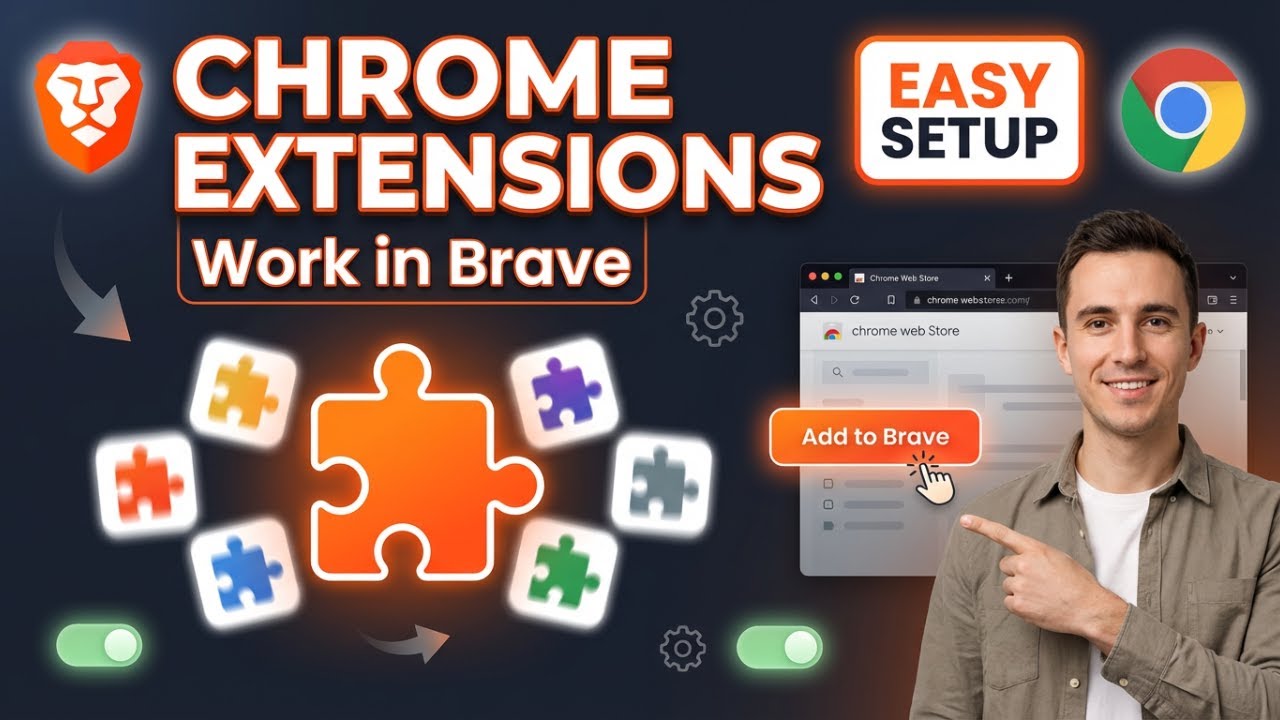 Install Chrome Extensions in Brave Browser | Full Step-by-Step Tutorial