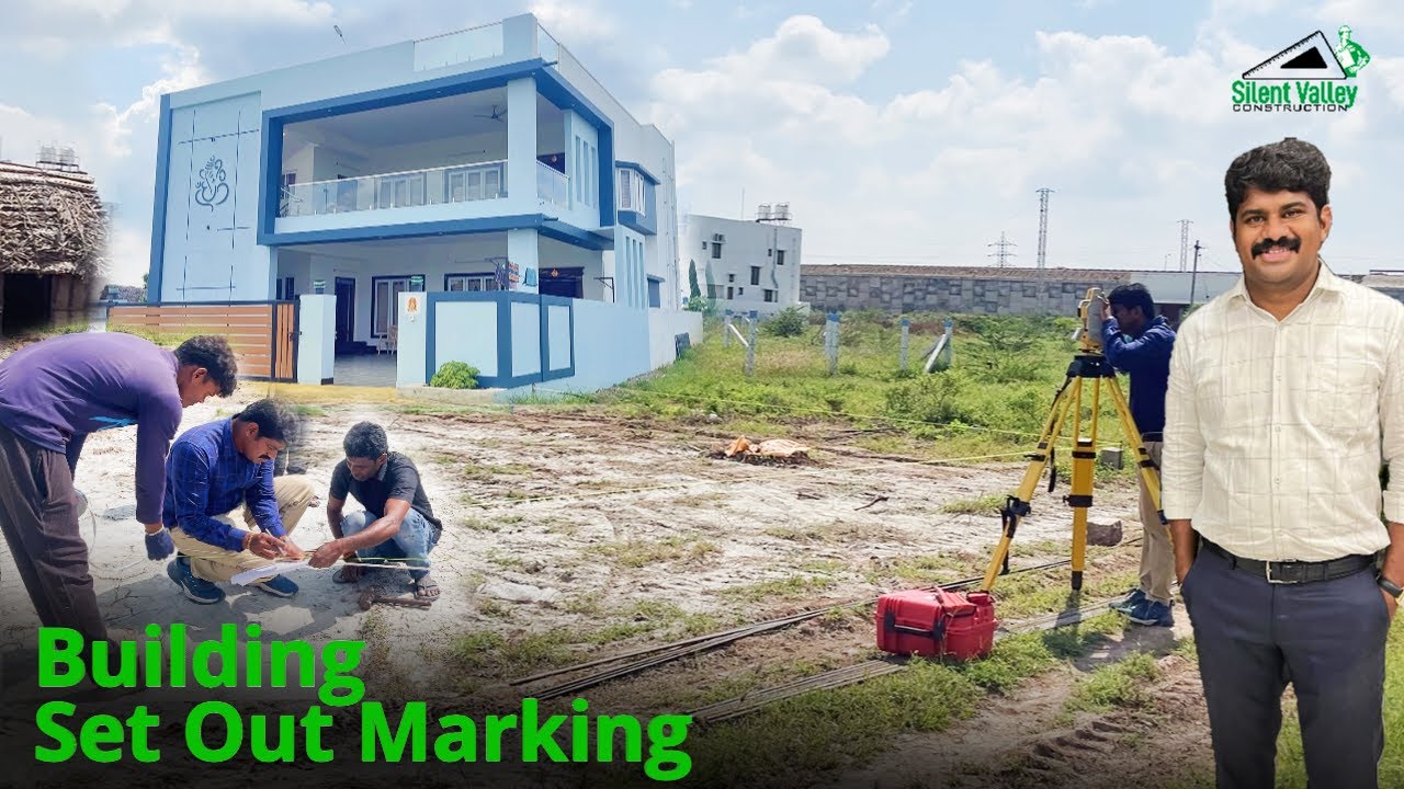 Building Marking ll Digital Survey II One Day Work in House Construction