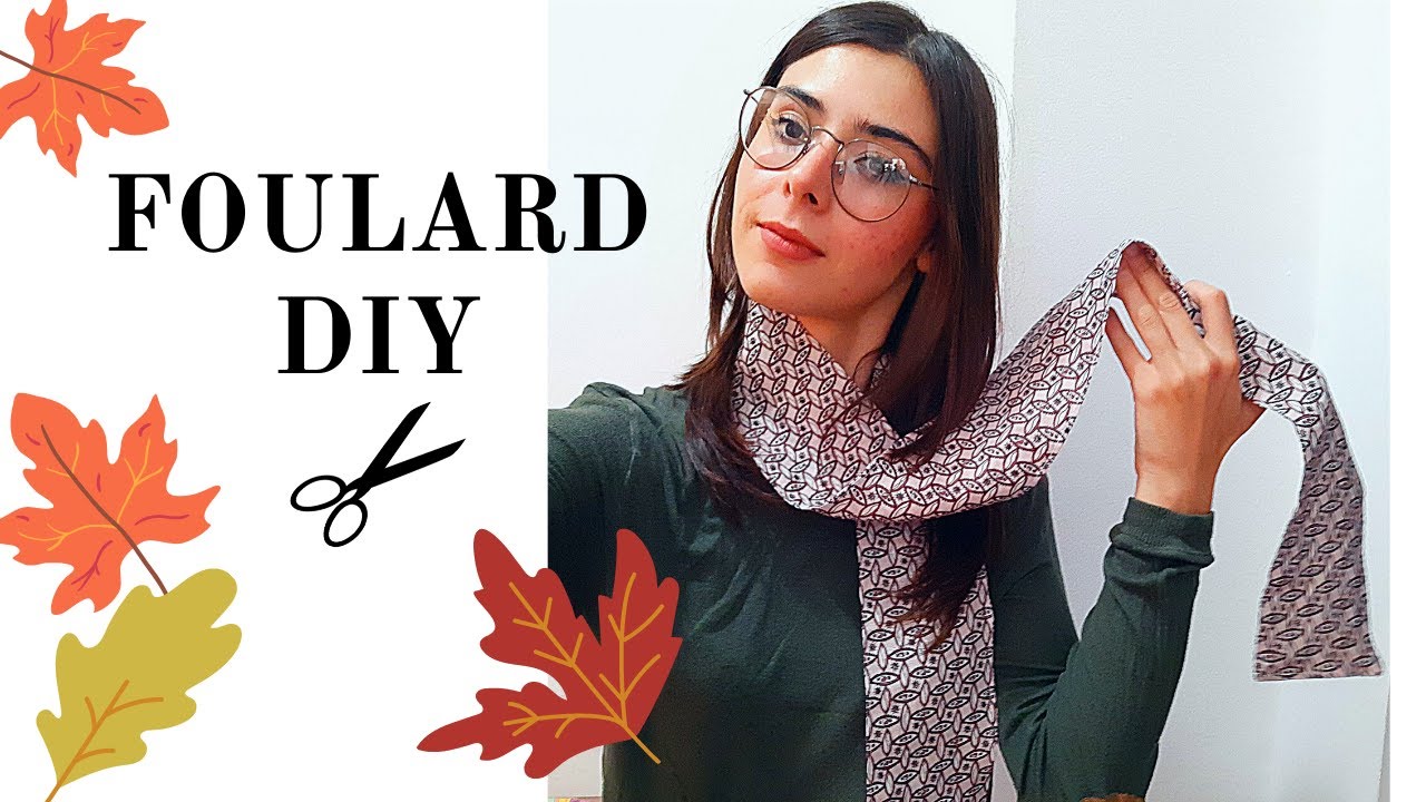 Cucire un FOULARD! Tutorial foulard semplice e veloce!