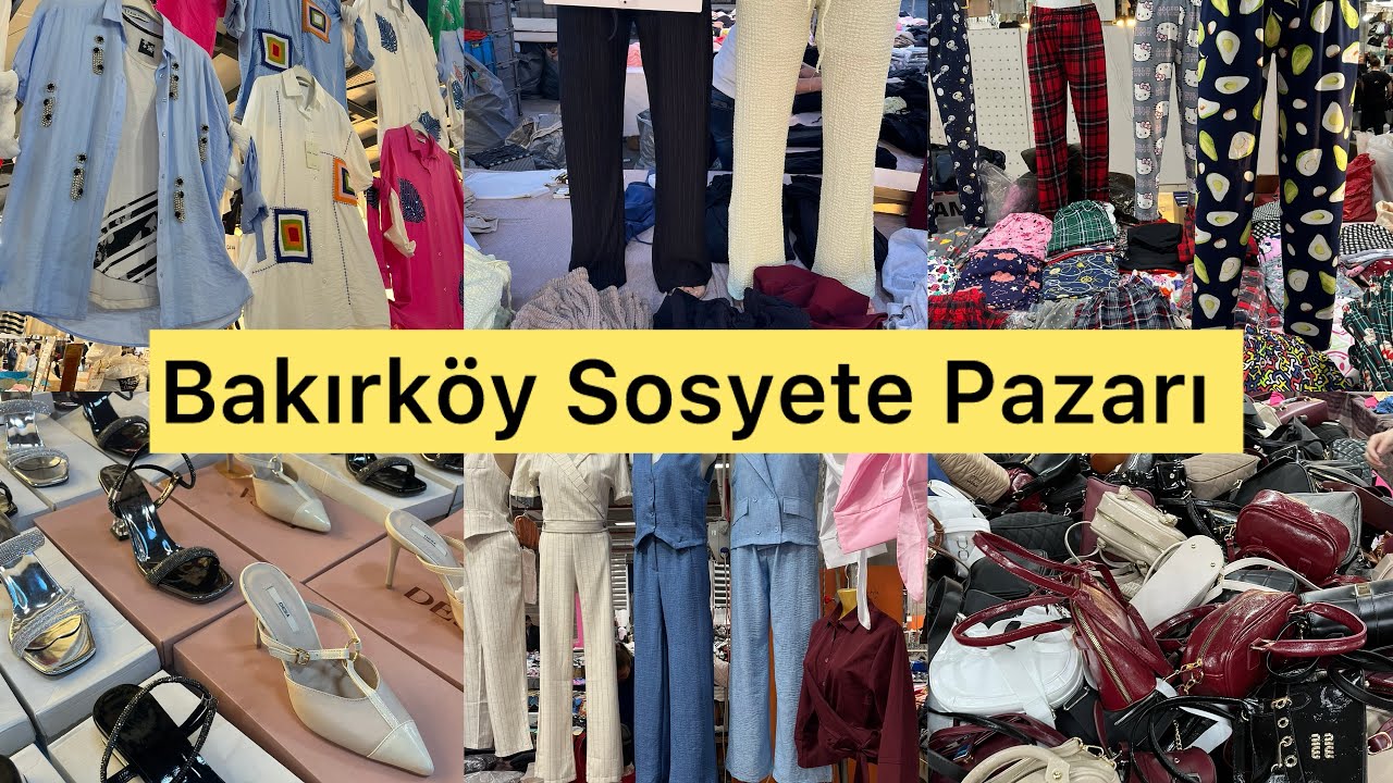 BAKIRKÖY SOSYETE PAZARI 🛍️🛒4 Mayıs Pazar 🗓️Keyifli Seyirler 🌺