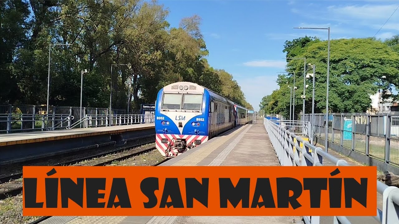 Trenes de la Línea San Martín por Santos Lugares 📣📷