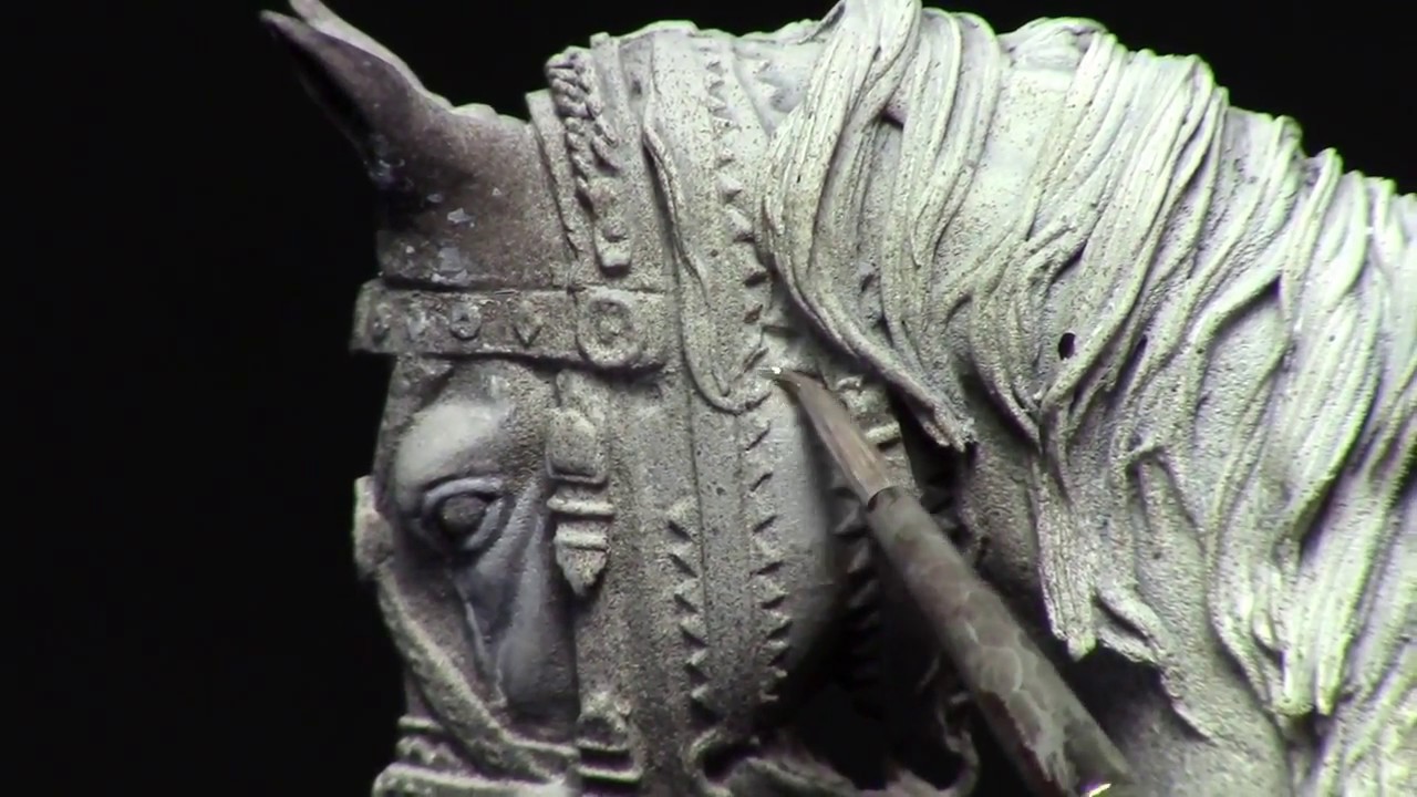 STEP BY STEP HORSE (Dapple Gray) IN ACRYLICS BY ANDREA MINIATURES, PART 2
