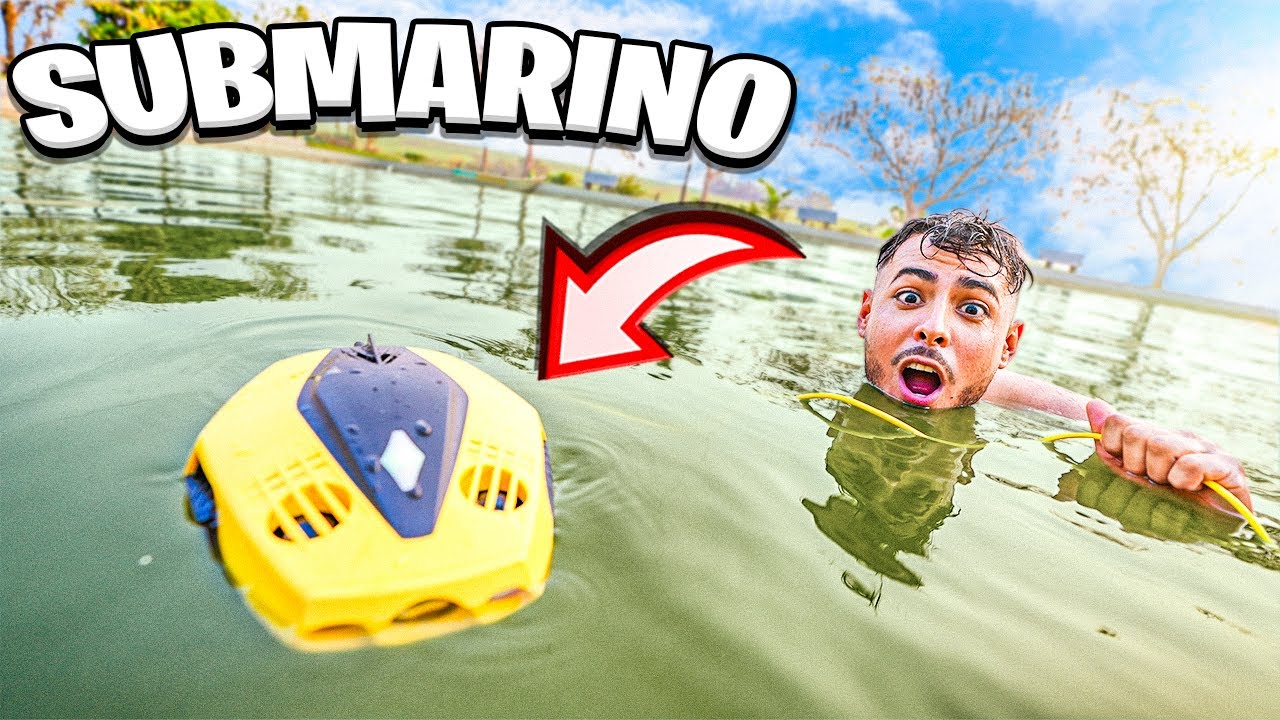 COMPREI UM SUBMARINO PARA FILMAR DENTRO DA REPRESA