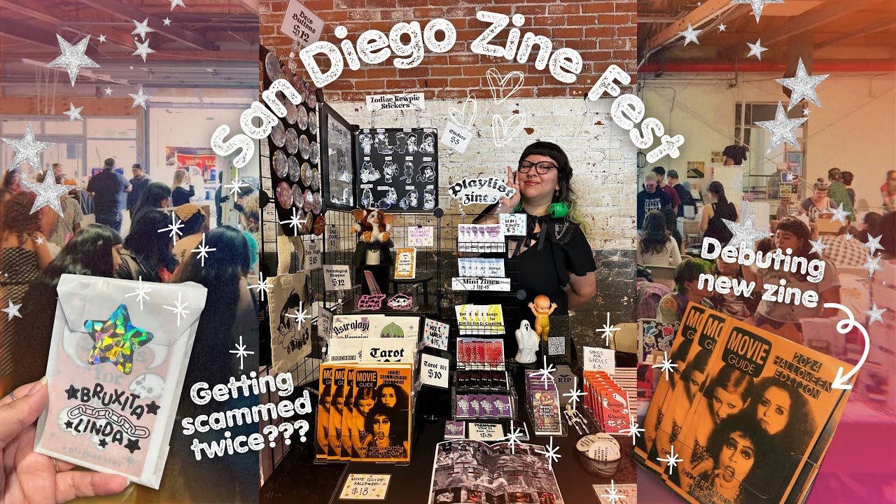 San Diego Zine Fest | Debuting new zine & getting scammed?