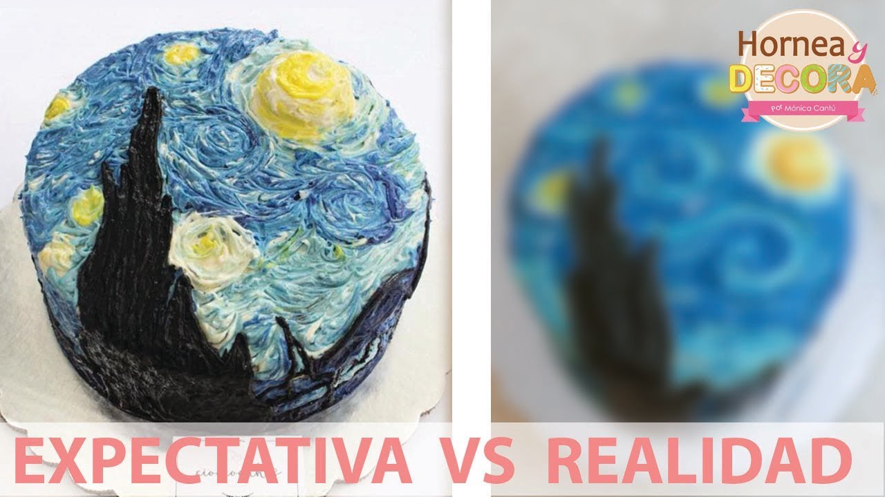 Pastel de LA NOCHE ESTRELLADA / #76