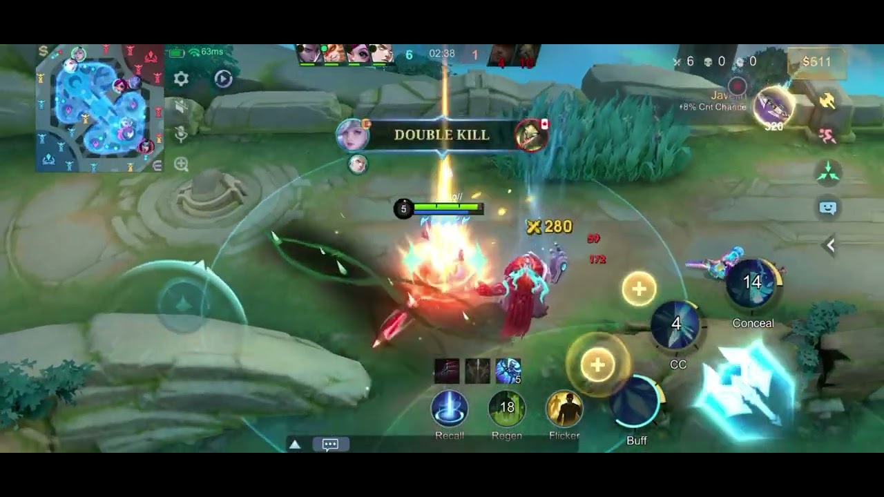 Miya God Mode 😈 Solo Carry Rank Match | Mobile Legends