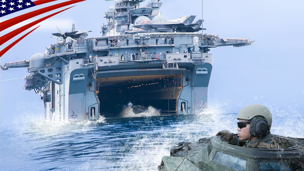 もはや空母【1隻5,000億円】最新強襲揚陸艦F-35を20機搭載/アメリカ海軍