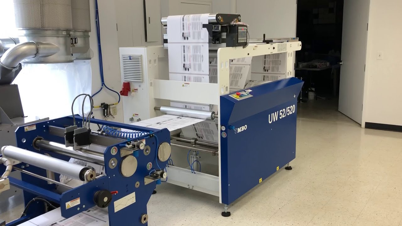 MBO Roll Fed SVC Finishing Line-12 Panel Cosmetic PI, Printed on Canon ColorStream Digital Press
