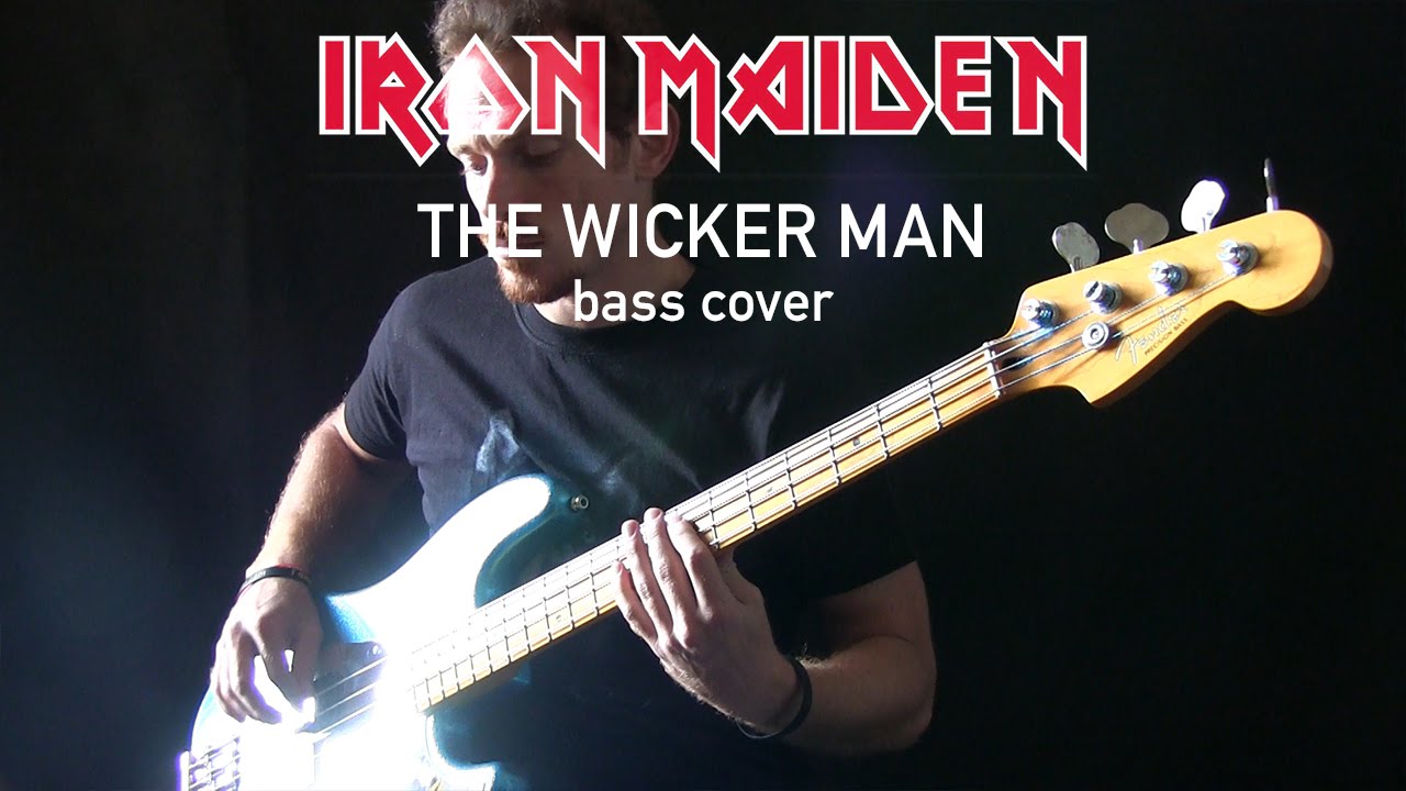 IRON MAIDEN - The Wicker Man Bass Cover