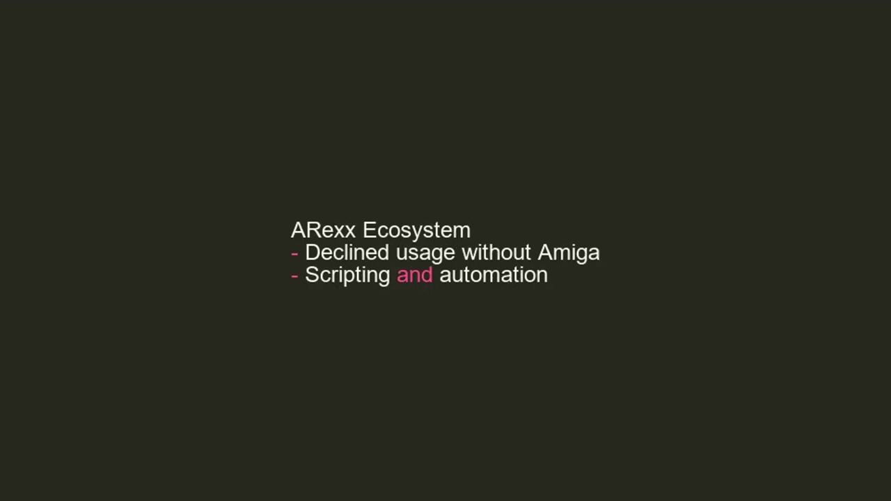 Introduction to ARexx