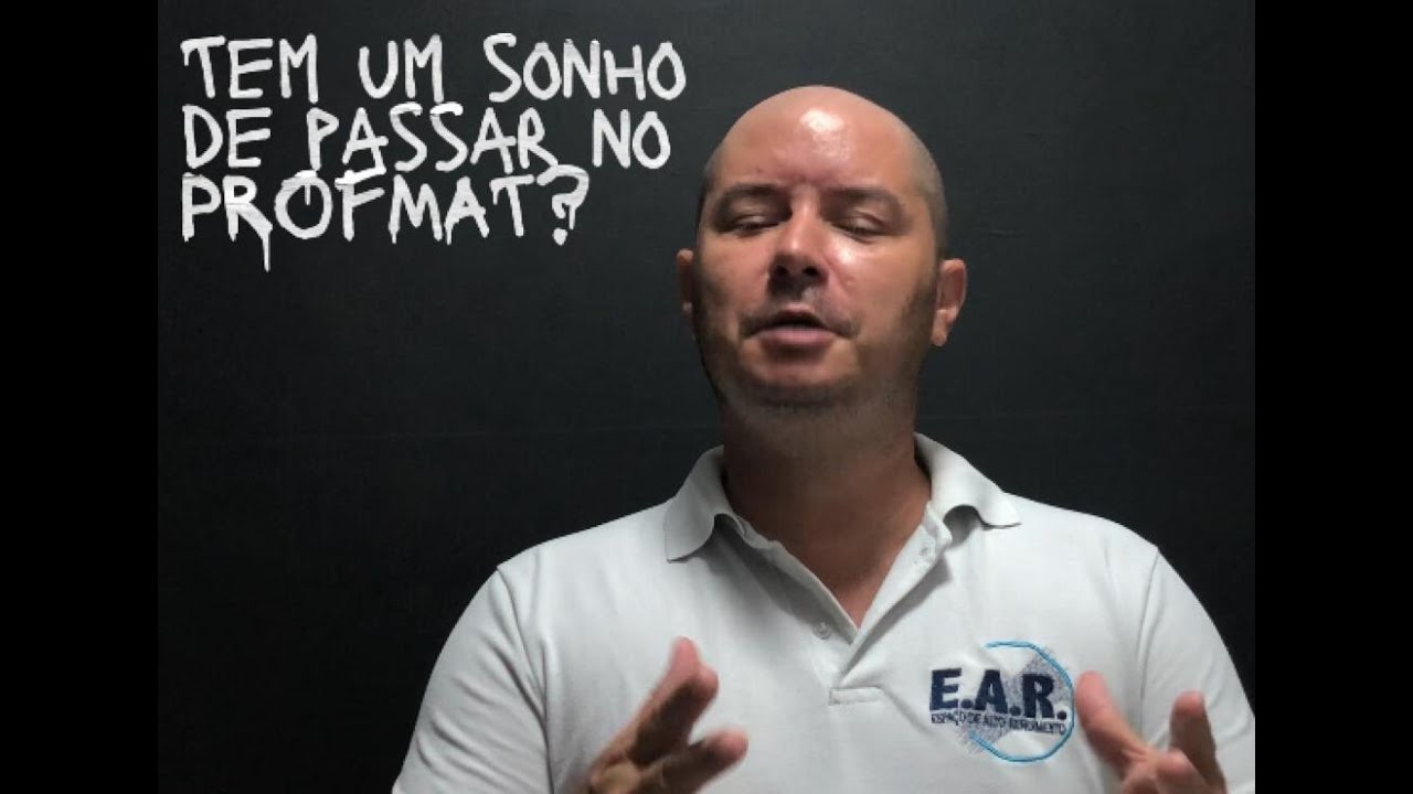 COMO PASSAR NO PROFMAT