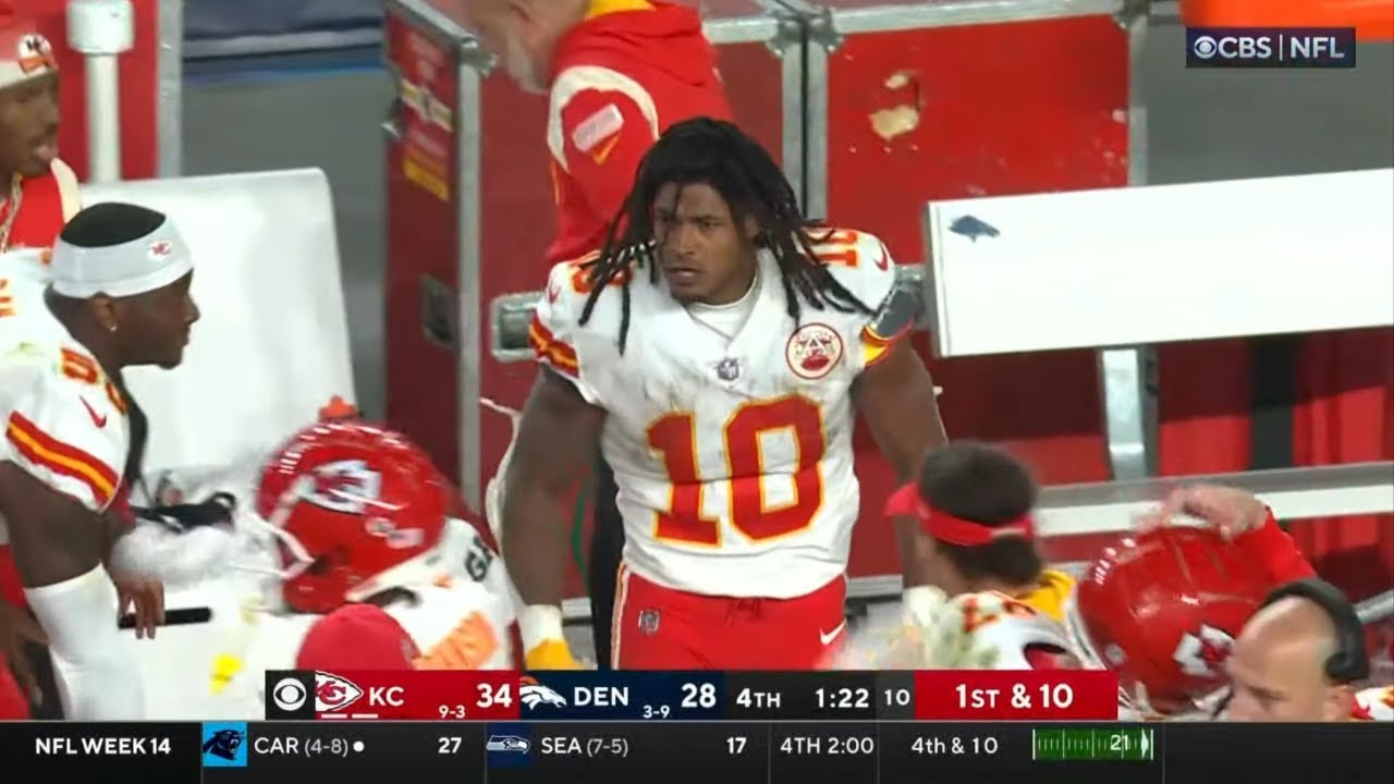 Isiah Pacheco ANGRY RUN to Seal Chiefs vs. Broncos