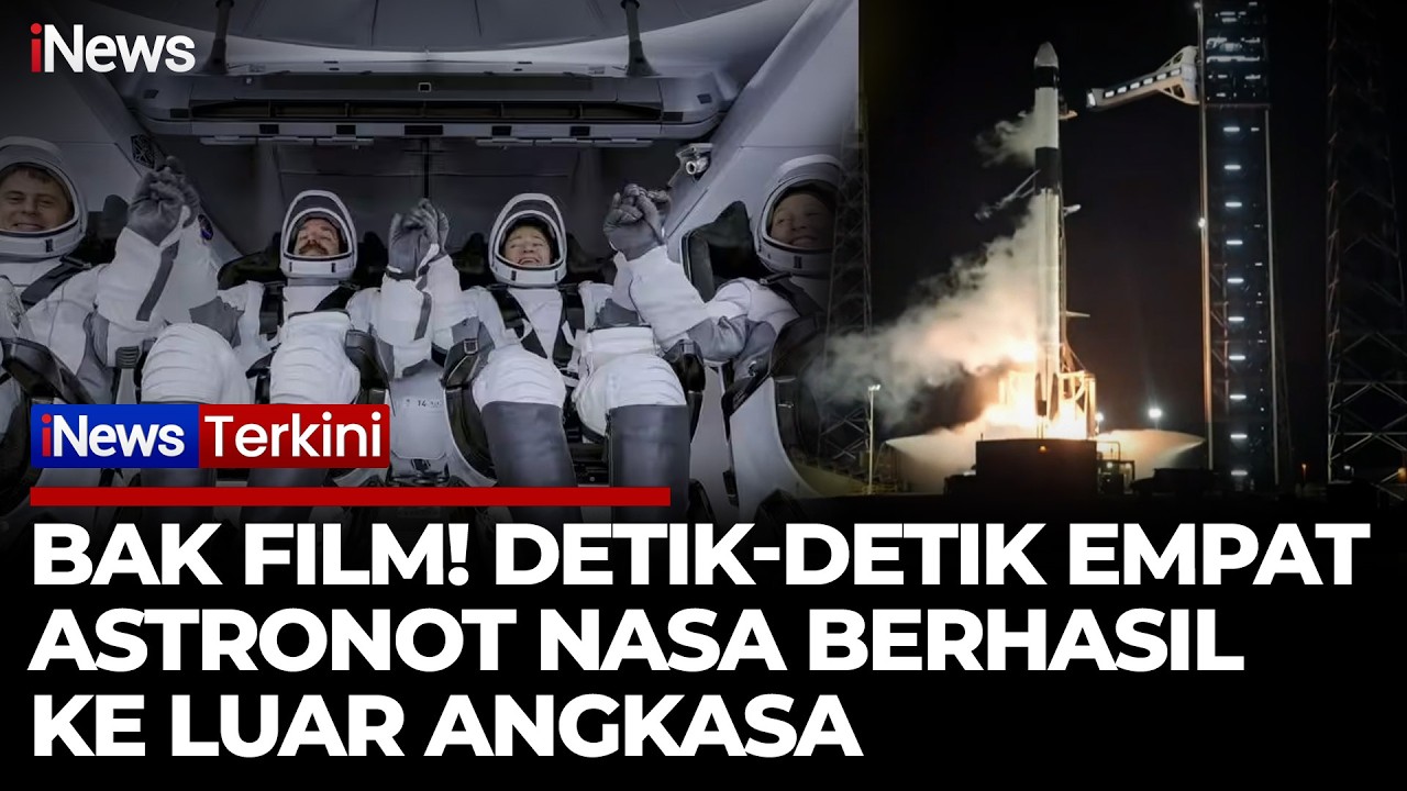 Nasa dan SpaceX Berhasil Kirim 4 Astronot ke Luar Angkasa Meski 2 Kali Gagal Cuaca