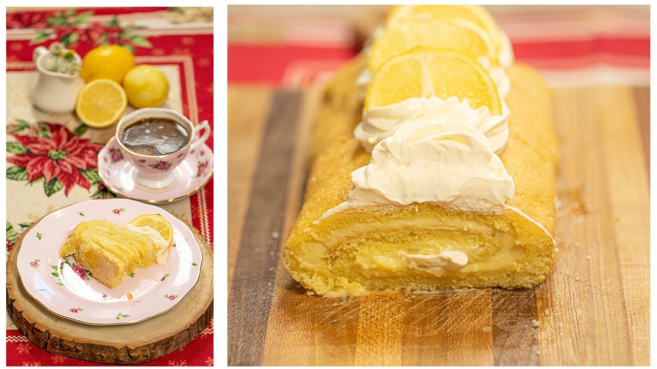 Make this Beautiful Lemon Roulade!