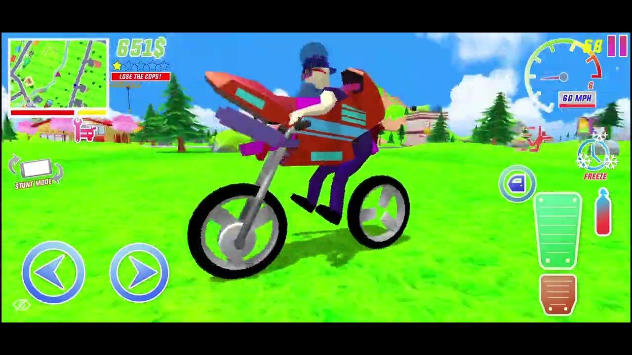 Jogando dude theft wars