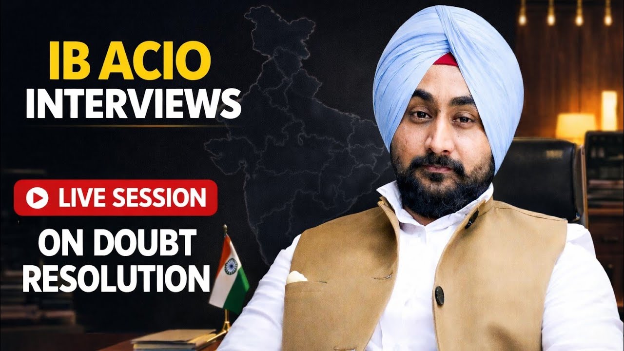 IB ACIO Mock Interview 2026 | Former IB Officer | IB ACIO Interview Prep 2026