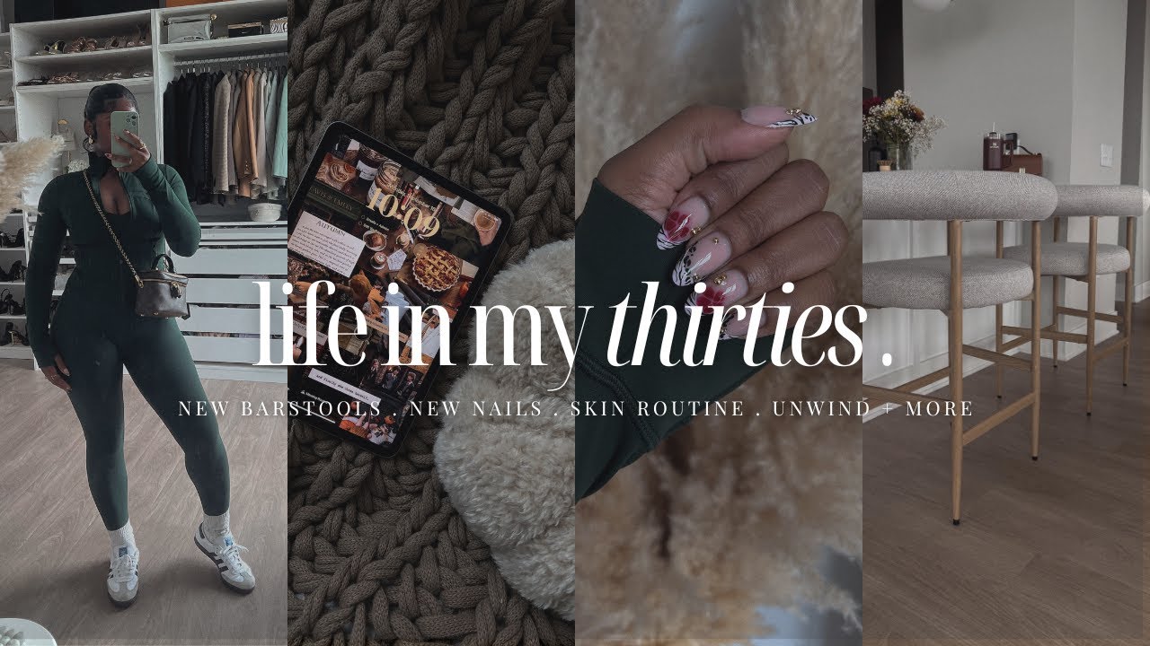 VLOGTOBER: New Barstools + New Nails + Speak up for Yourself + Self-Care + More | iDESIGN8