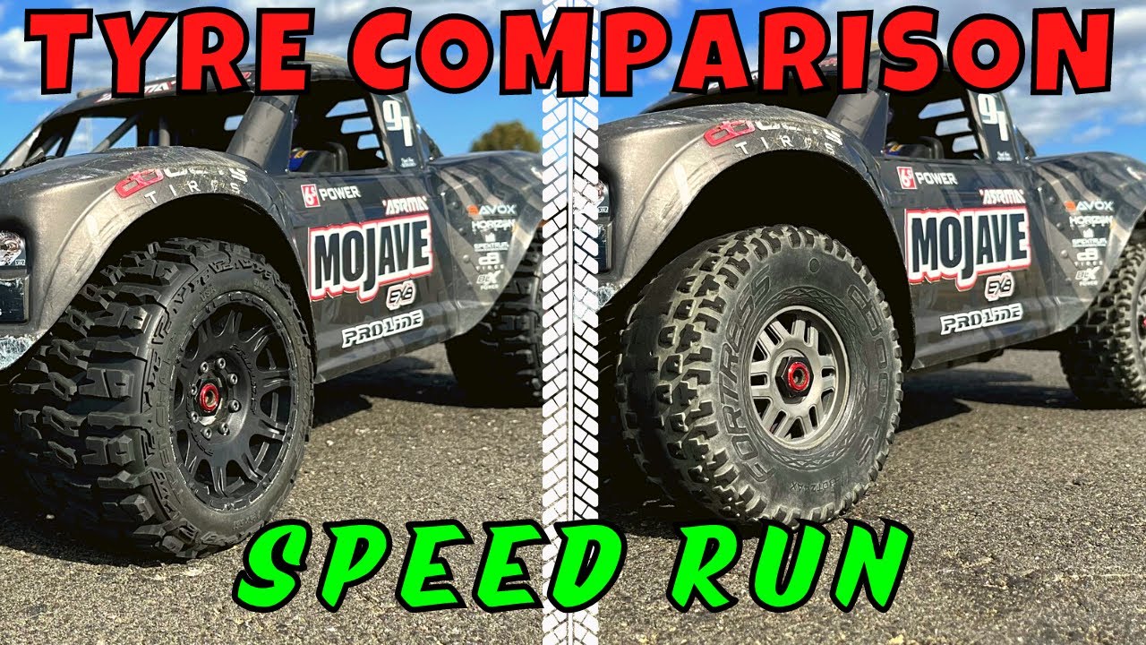 Mojave EXB - SPEED RUNS - See which tyre is faster #arrma #rc #rccar #rctruck