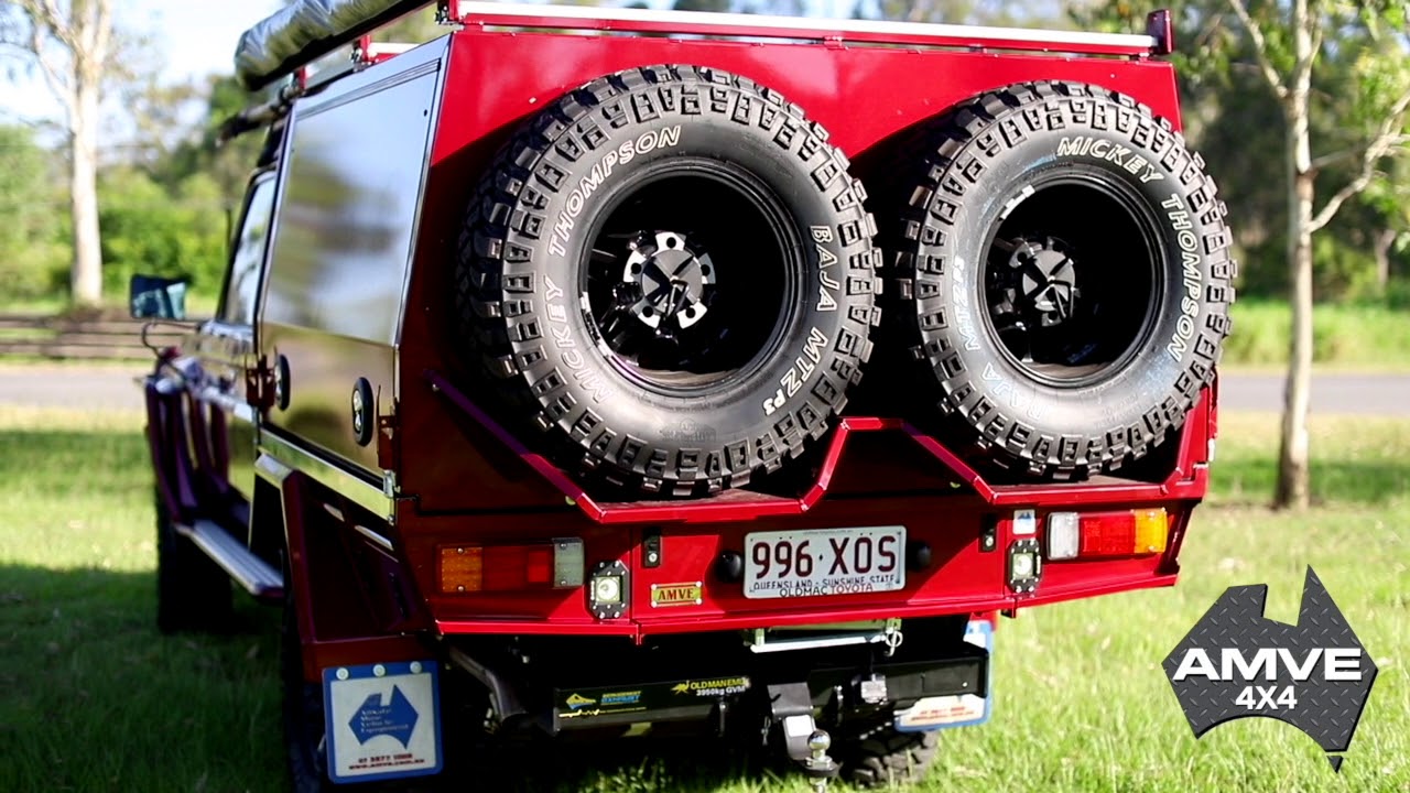 Land Cruiser Dual Cab Custom Canopy and Tray | AMVE 4x4