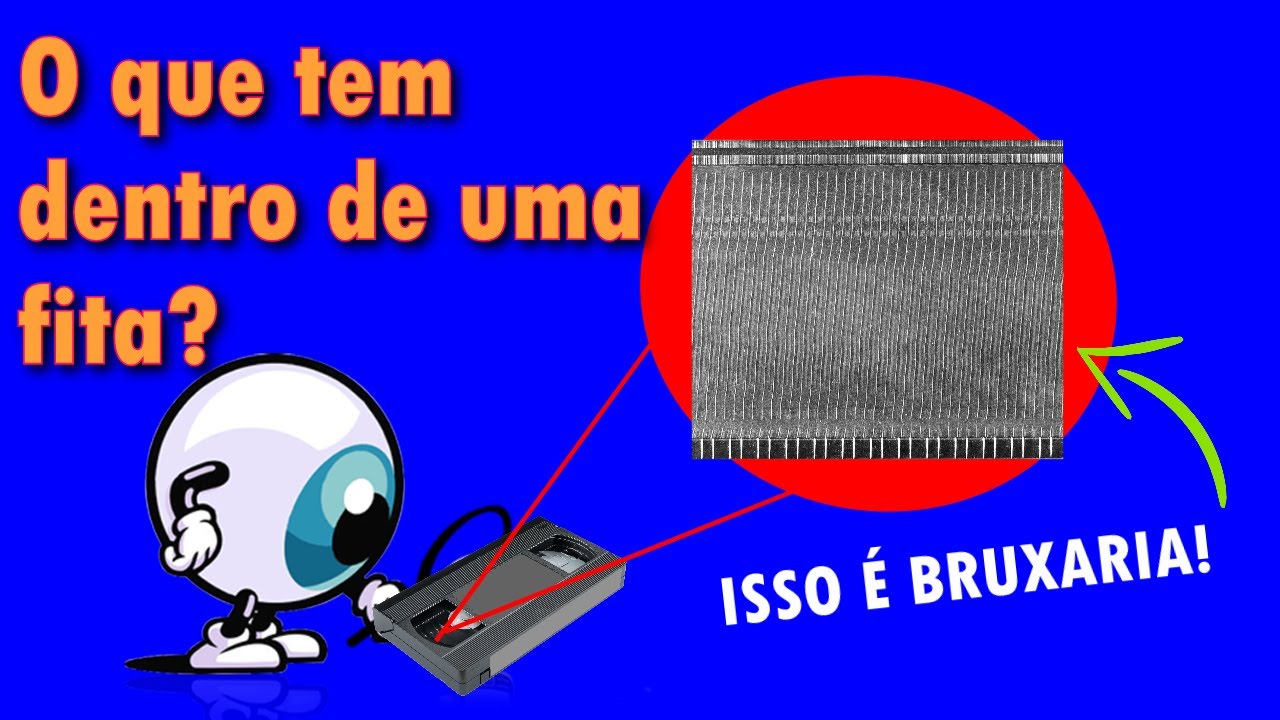 Como funciona uma fita VHS? Isso é bruxaria!!