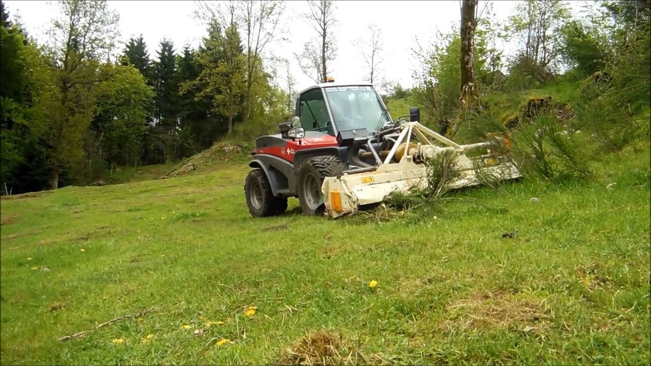 Aebi TT280 broyage de friche