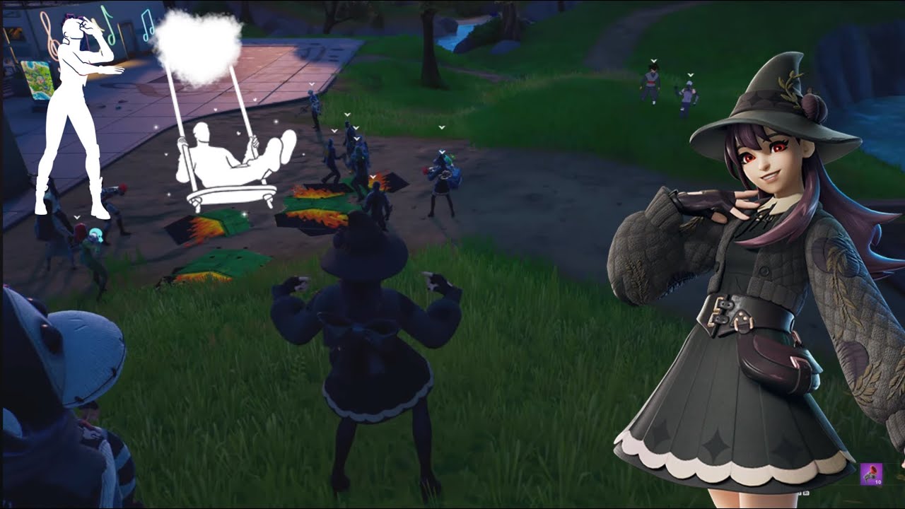 *New* Lexa Hexbringer + Caffeinated emote in Party Royale | Fortnite