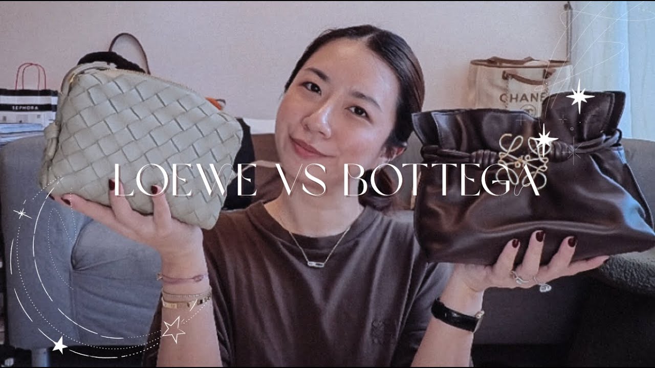 Давайте сравним: Loewe Mini Flamenco и Bottega Mini Loop | Fluffedupflair