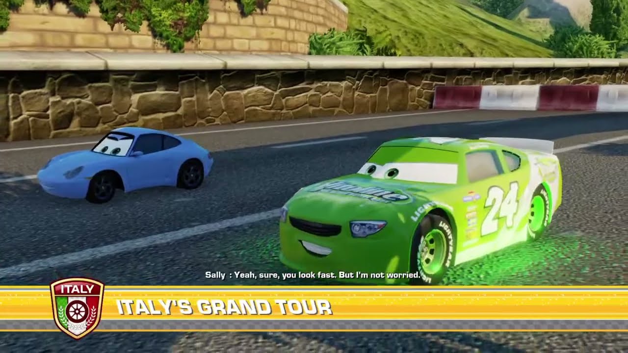 Cars 3 Driven To Win: Custom Cup Series playing as Brick Yardley