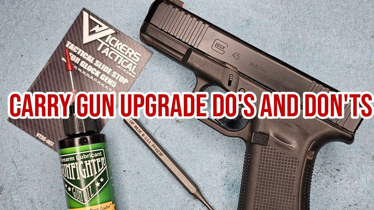 Carry gun modifications-Do's and Don'ts
