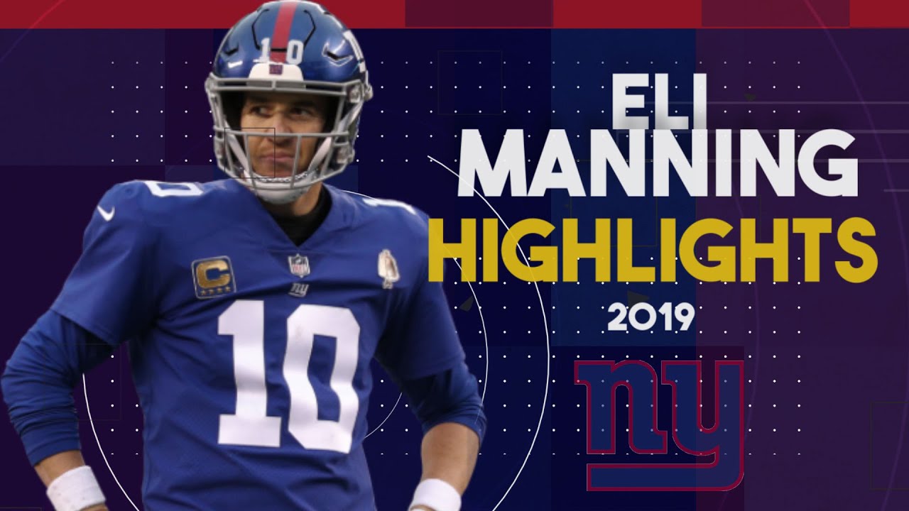 Eli Manning Highlightsᴴᴰ 2019 Season | New York Giants Highlights | Eli Manning Fantasy