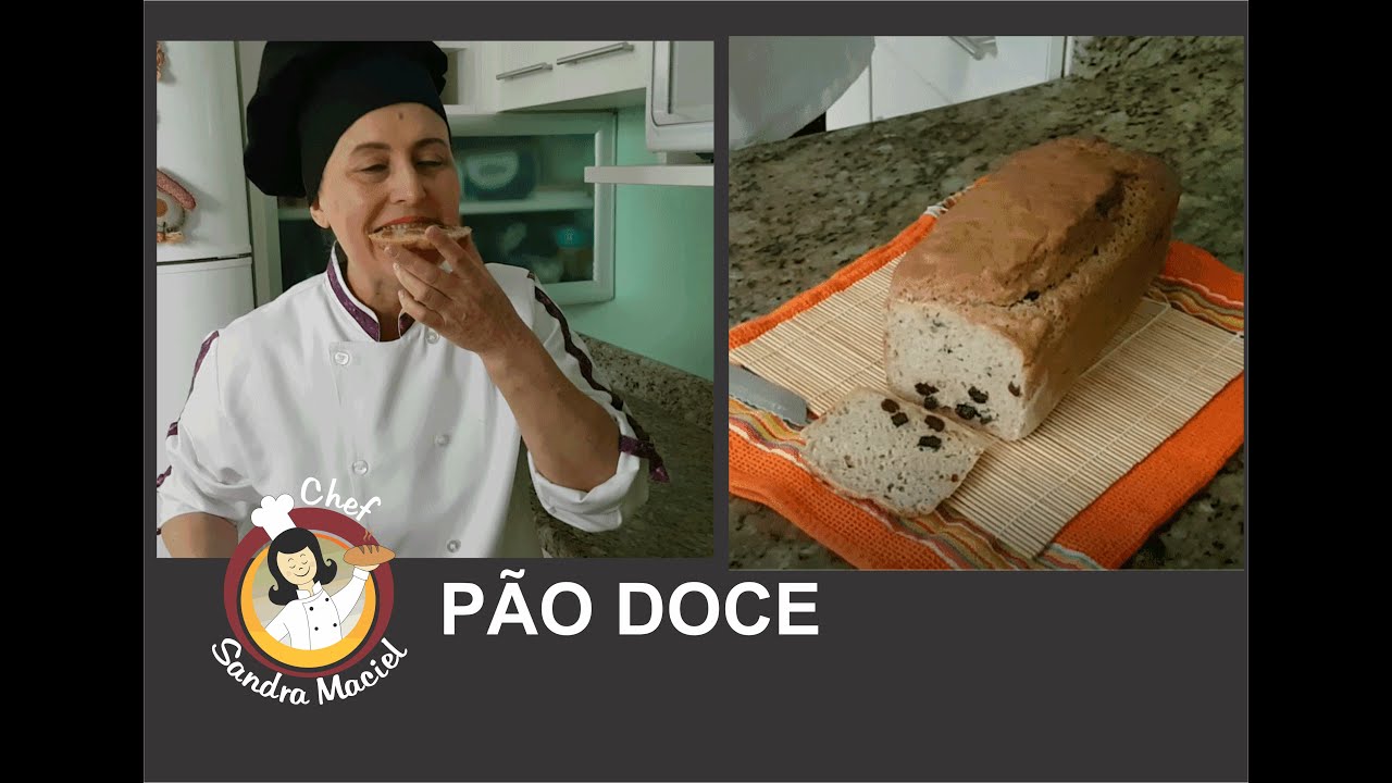 P&Atilde;O DOCE SEM FARINHA DE TRIGO E SEM LEITE (sem gl&uacute;ten e sem lactose, com uva-passa)!