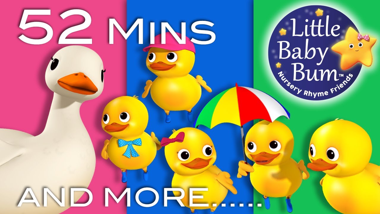 Five Little Ducks | 1 Hour of LittleBabyBum - Nursery Rhymes for Babies! ABCs and 123s | LBB