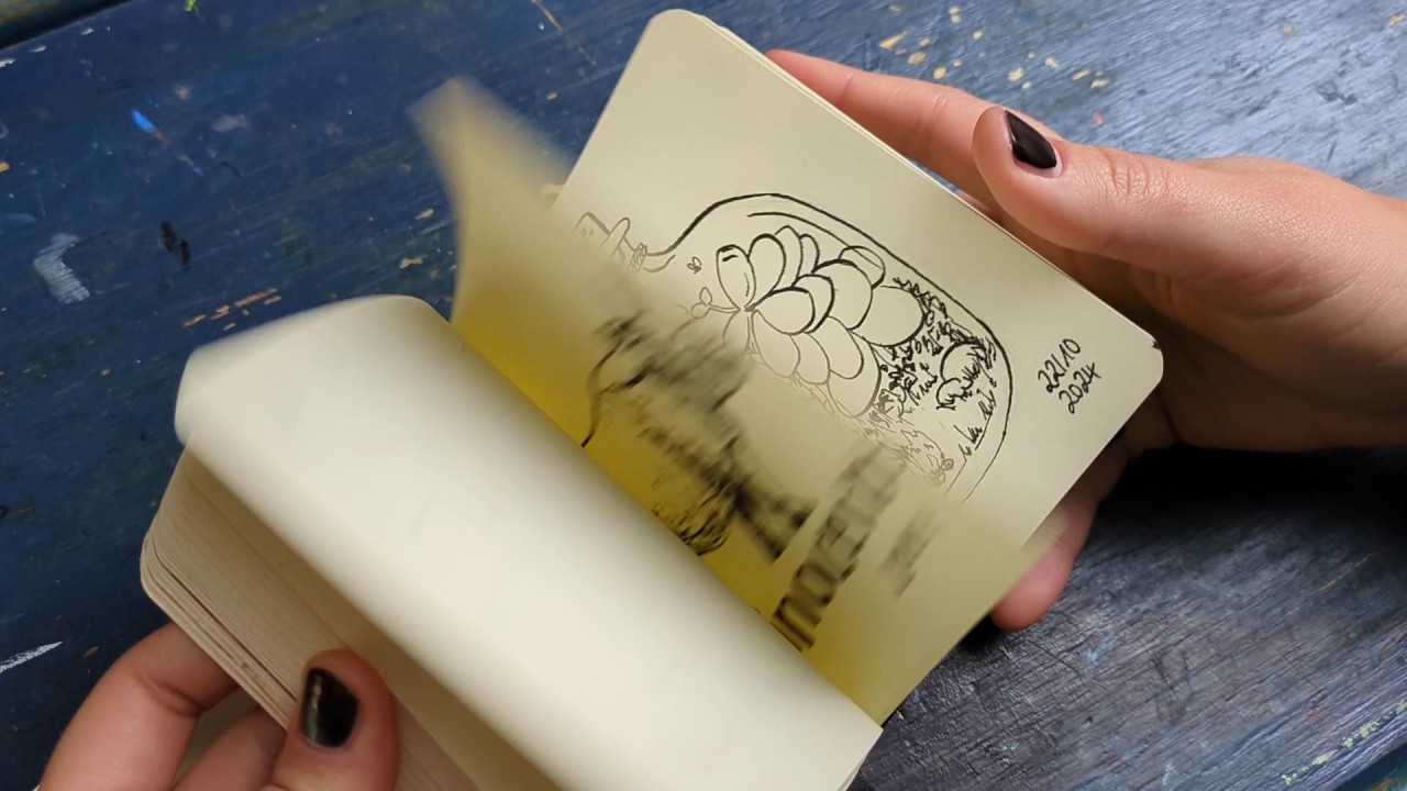 INKTOBER 2024 FLIP THROUGH + MINIVLOG