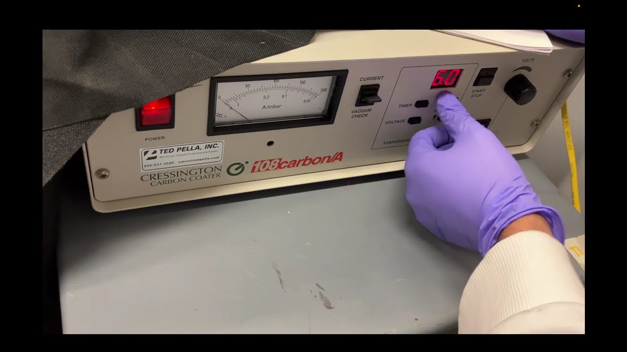 Carbon Coater Training and Demo