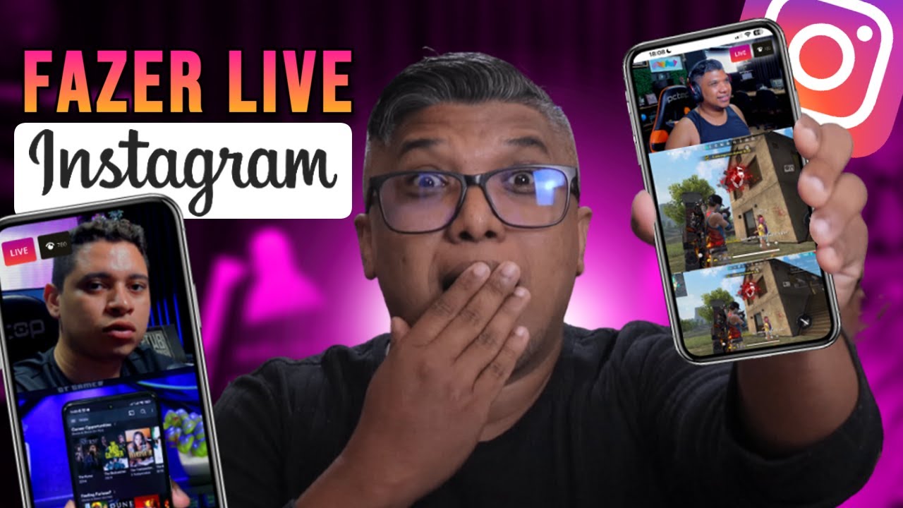 NOVO M&Eacute;TODO - COMO FAZER LIVE DE JOGOS NO INSTAGRAM!!