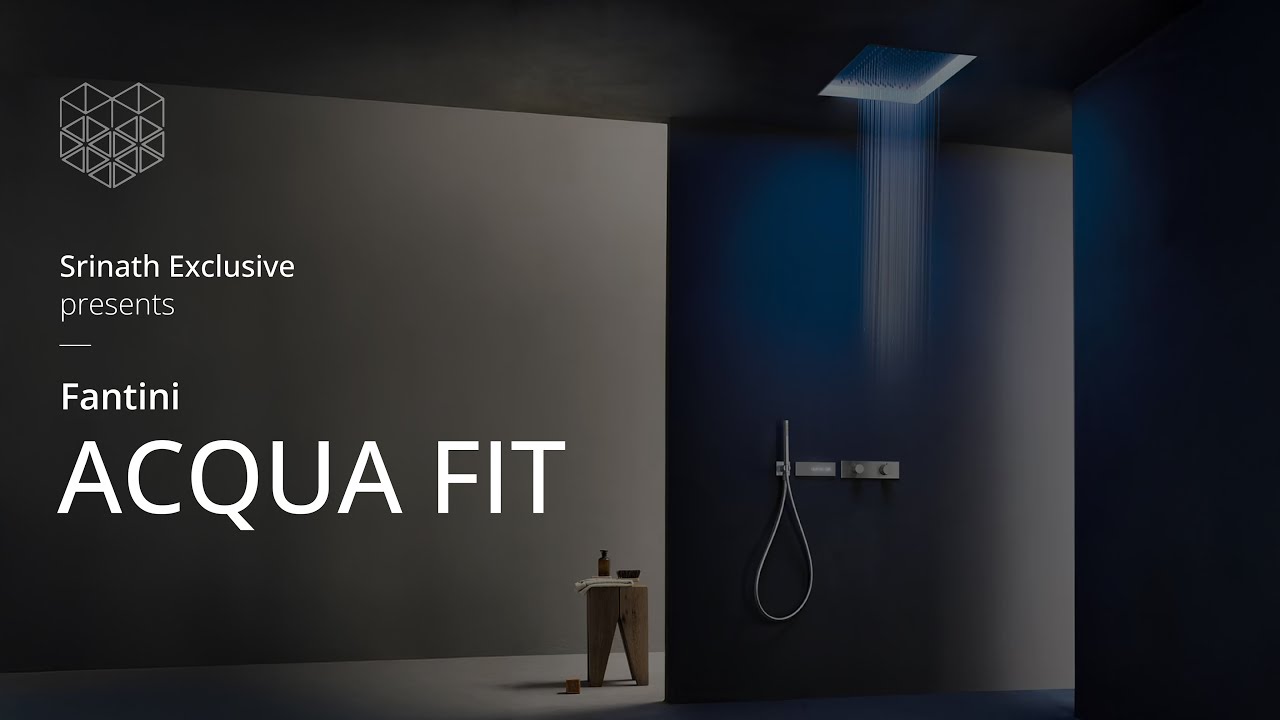 Fantini Acqua Fit – Customizable Luxury Shower for Wellness & Rejuvenation | Srinath Exclusive