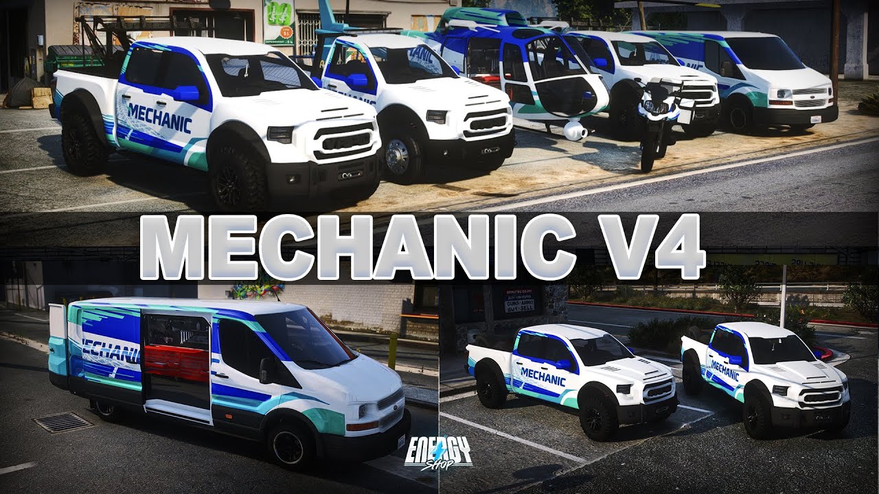 Mechanic Vehicles V4 - Lore Friendly GTA 5 FiveM [AVAILABLE NOW]
