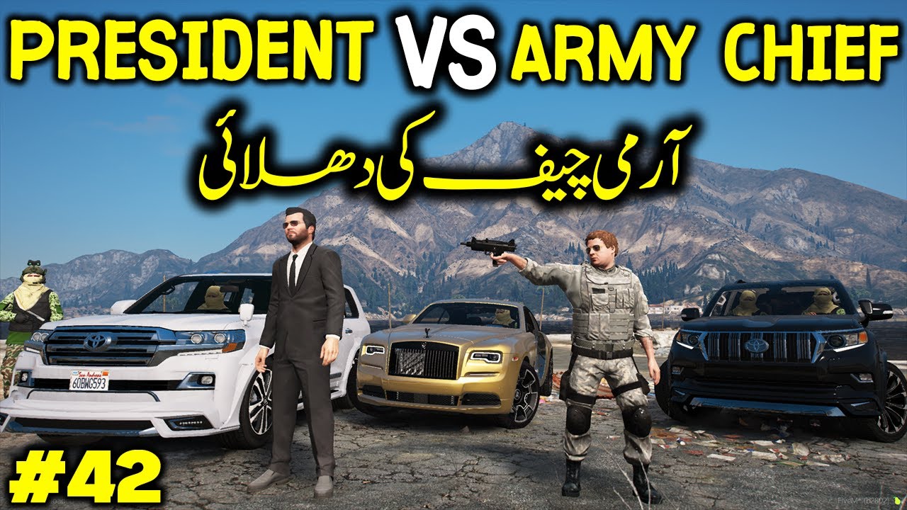 PRESIDENT MICHAEL VS MILITARY CHIFE | GTA 5 MODS EP #42 | RADIATOR