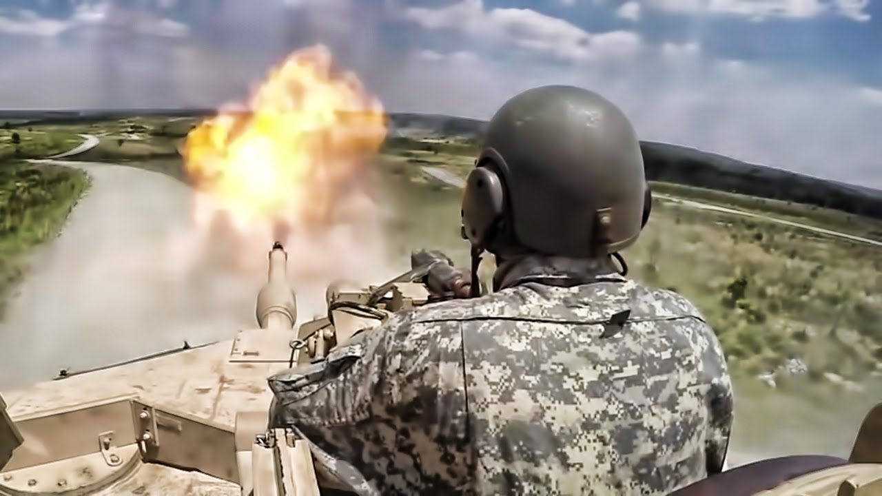 Abrams Tank Crews In Action