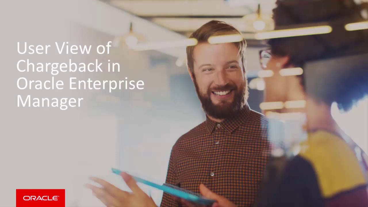 User View of Chargeback in Oracle Enterprise Manager