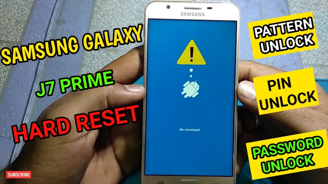 Samsung galaxy j7 prime hard reset,pattern lock, password lock,j7 prime ka lock kaise tode, j7 prime