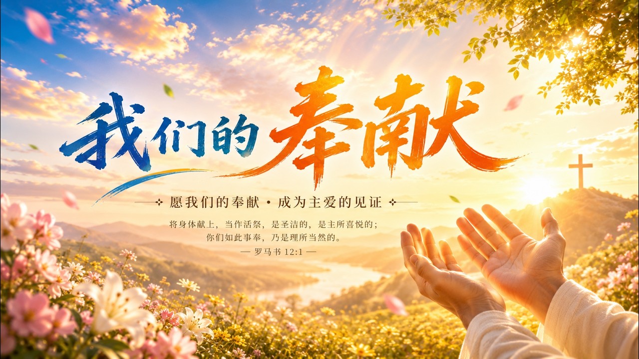 赞美诗歌：我们的奉献