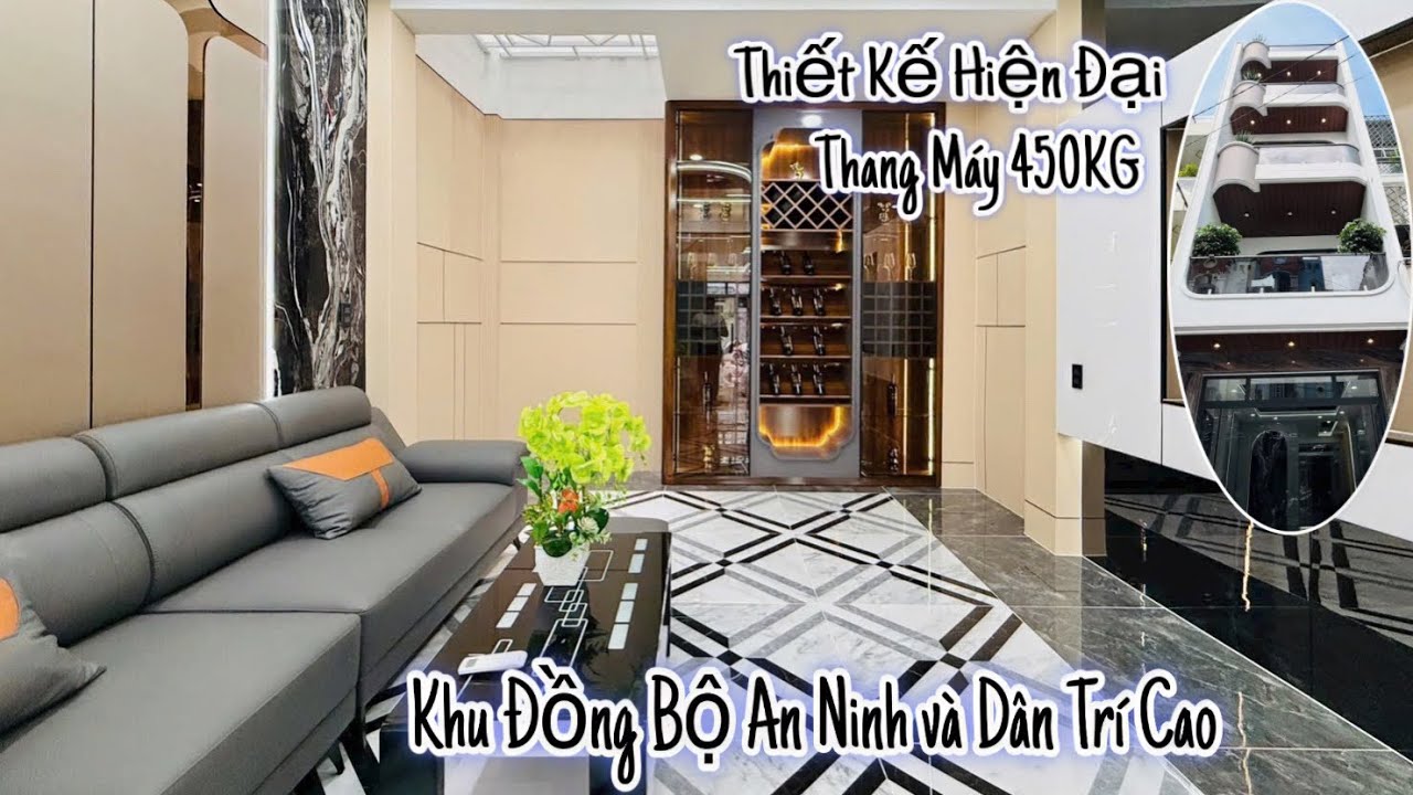 Bán Siêu Phẩm Nhà Phố Thiết Kế Hiện Đại Có Thang Máy Đường Phan Huy ích - Phường 15 - Quận Tân Bình