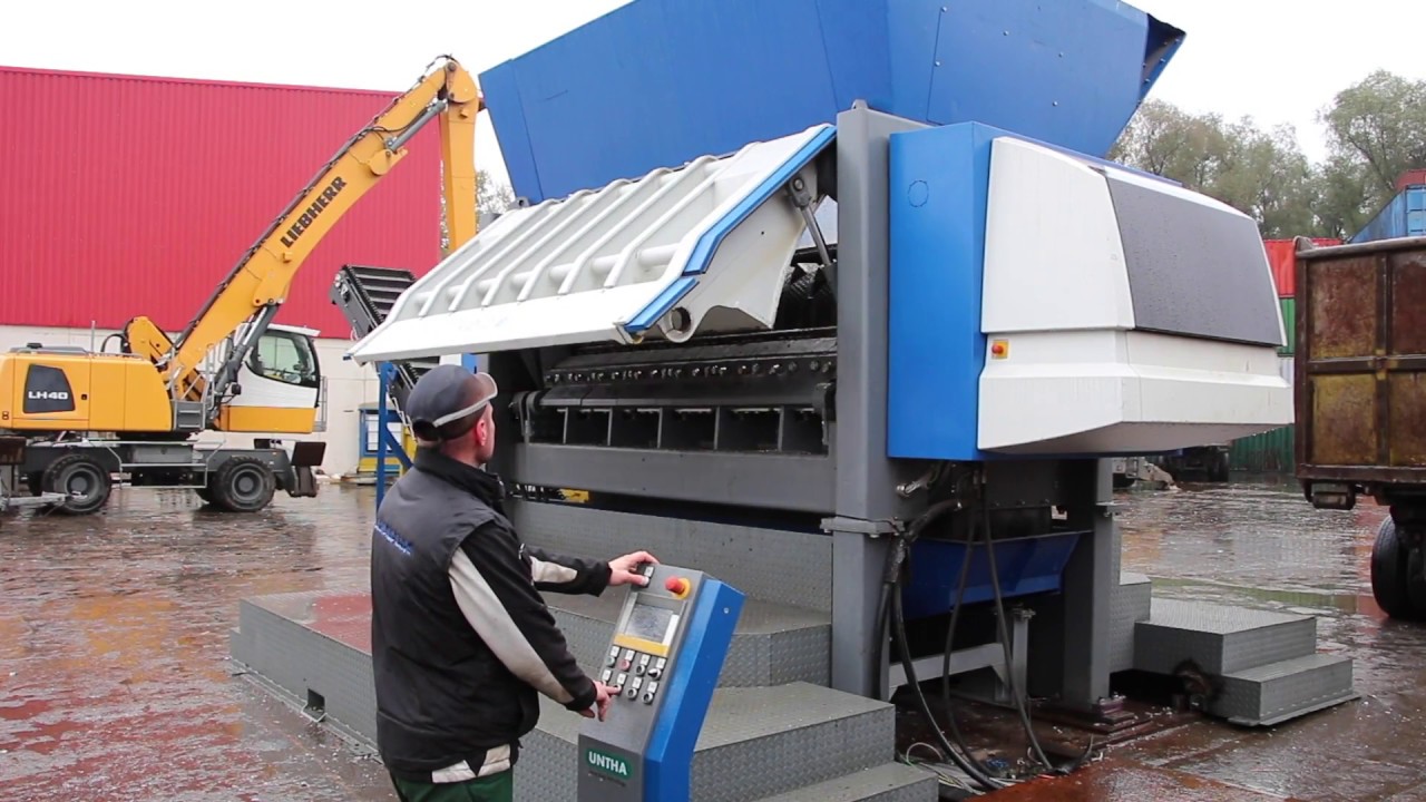 Metallrecycling Spezialist Schaufler setzt auf UNTHA XR3000C Zerkleinerer