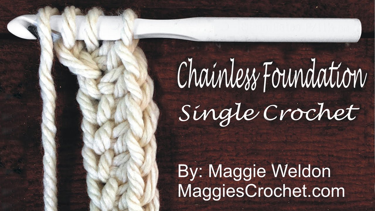 Chainless Foundation Single Crochet