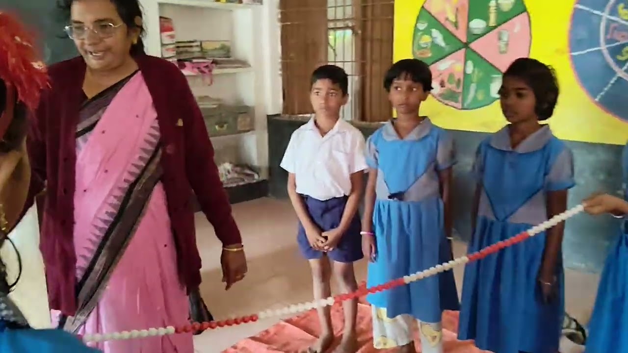 Addition by using beads of number line