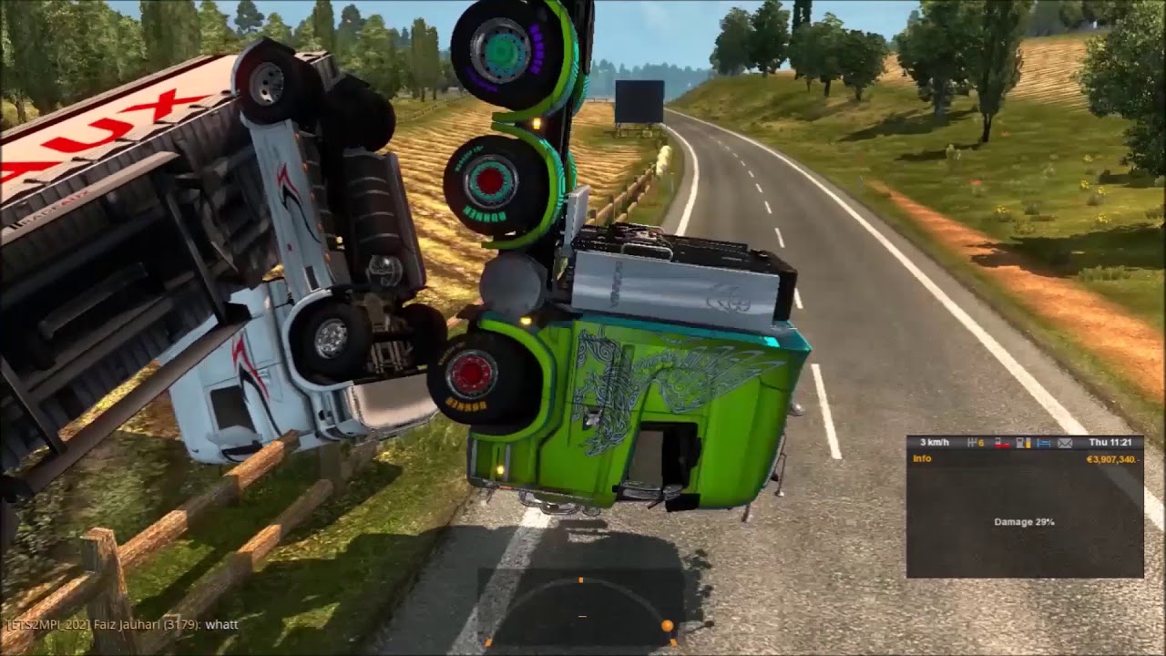 ETS2 MULTIPLAYER RANDOM FAILS & CRASH