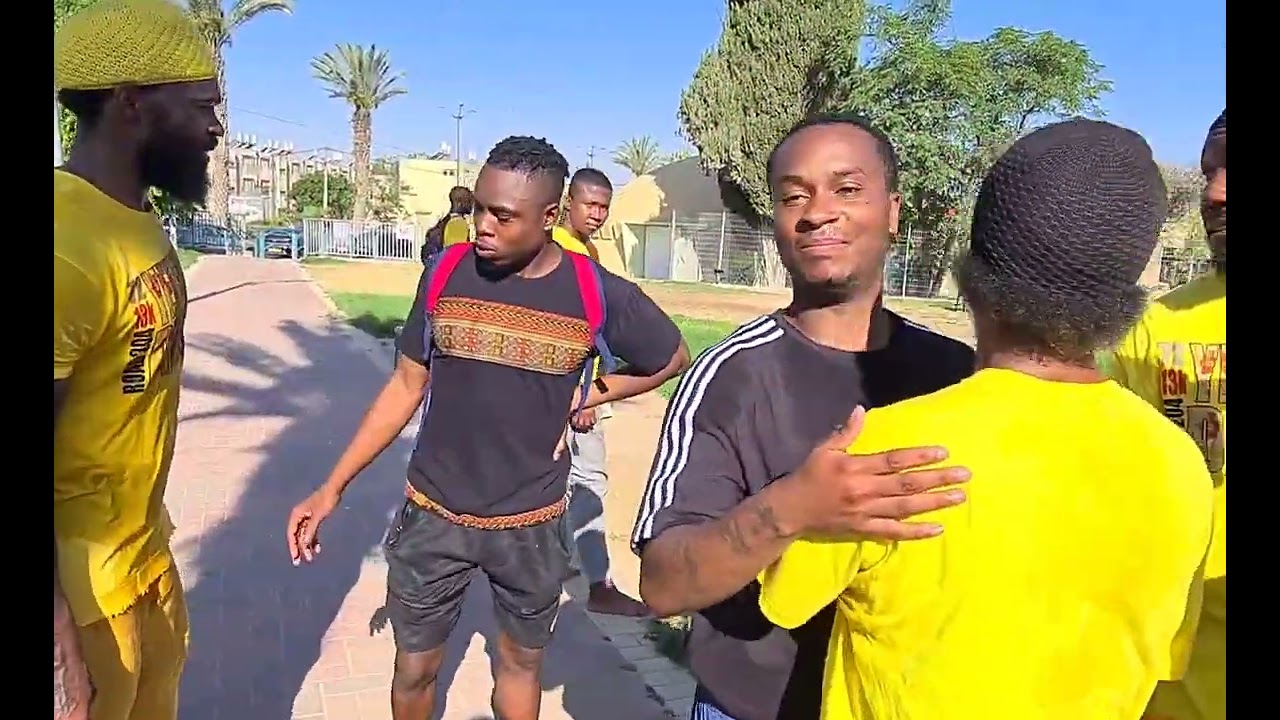72 year young Prince Yadiel Leads Youth on Run from Yeruham City to Dimona